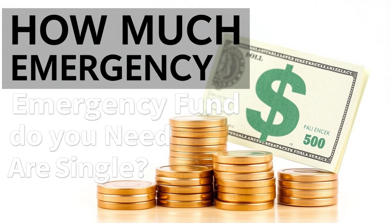 How Much Emergency Fund Do You Need If You Are Single? How Much Emergency Fund Do You Need If You Are Single?