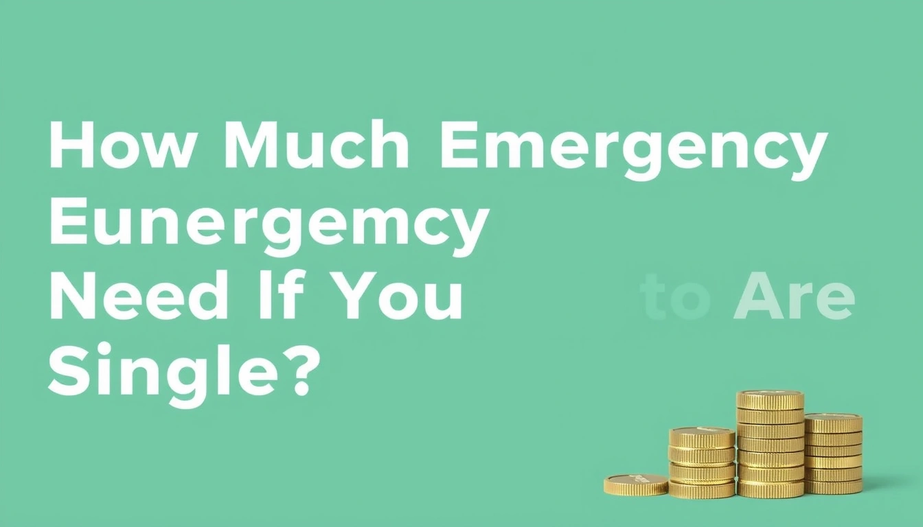 How Much Emergency Fund Do You Need If You Are Single? How Much Emergency Fund Do You Need If You Are Single?