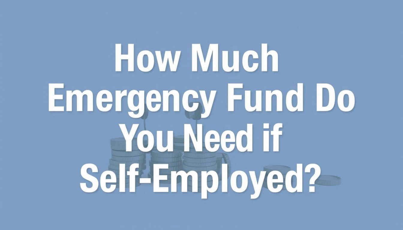How Much Emergency Fund Do You Need If You Are Self-Employed? How Much Emergency Fund Do You Need If You Are Self-Employed?