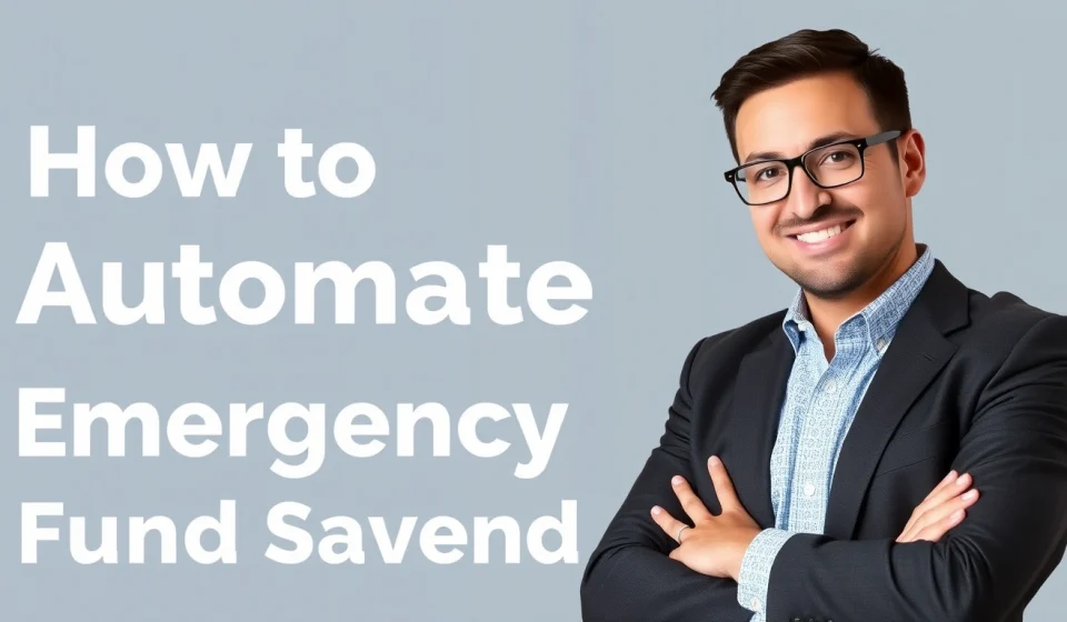 How to Automate Emergency Fund Savings