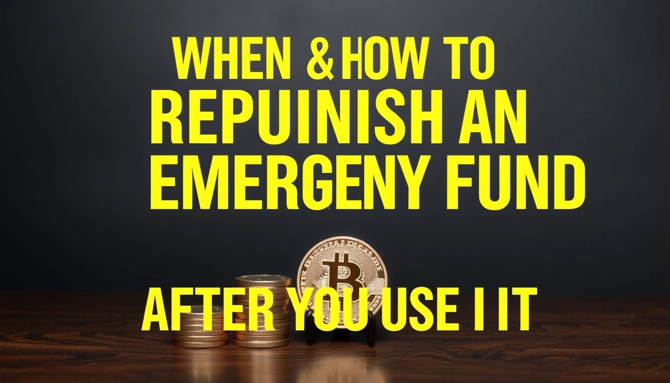 When and How to Replenish an Emergency Fund After You Use It When and How to Replenish an Emergency Fund After You Use It