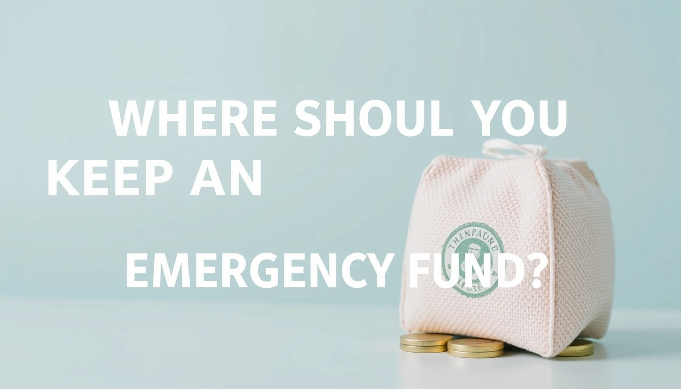 Where Should You Keep an Emergency Fund?